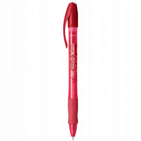 Długopis wymazywalny żelowy Bic Gelocity 0.7mm Czerwony